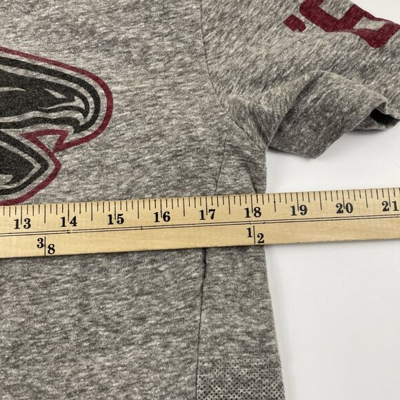 NFL Atlanta Falcons T-Shirt Men’s M Gray Short Sleeve Crew Neck Cotton Blend - Picture 2 of 9